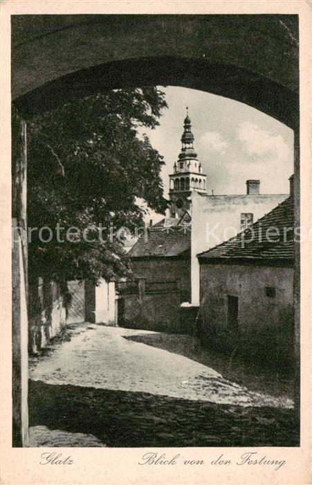 Glatz Klodzko Niederschlesien Blick von der Festung