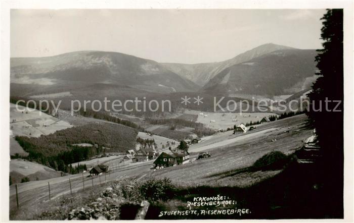 Riesengebirge Krkonose Karkonosze Stufenseite Riesengebirge