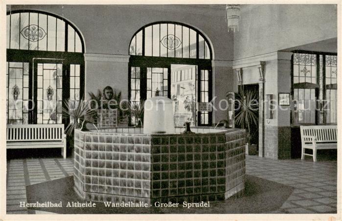 Bad Altheide Polanica-Zdrój Wandelhalle Grosser Sprudel