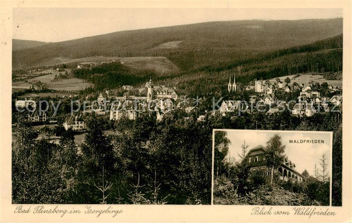 Bad Flinsberg Swieradow Zdroj PL Blick vom Waldfrieden