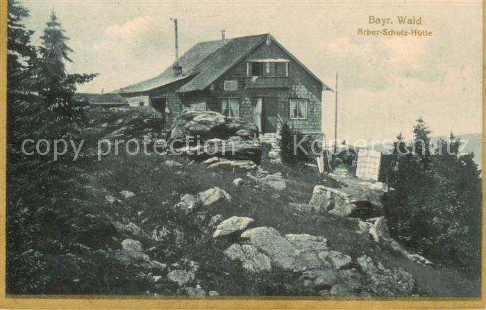 Arber-Schutzhuette Bayerisch Eisenstein Motiv