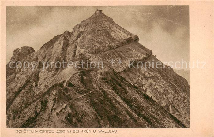 Schoettlkarspitze 2050m Kruen Garmisch-Partenkirchen Panorama