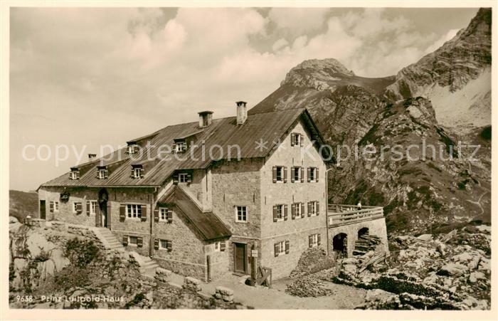 Hochvogel 2589m Bad Hindelang Prinz Luitpoldhaus mit Glasfelder