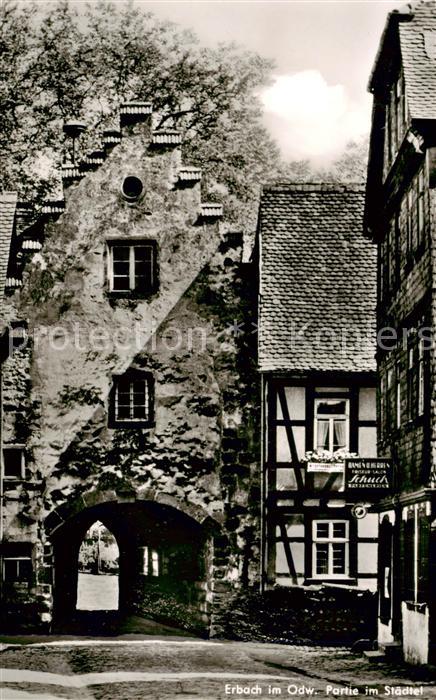 Erbach Odenwald Partie im Staedtel