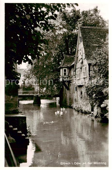 Erbach Odenwald Partie an der Muemling