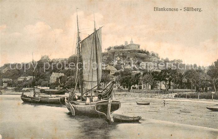 Blankenese Hamburg Suellberg Segelschiffe