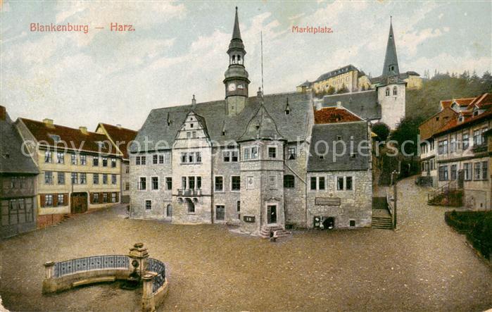 Blankenburg Harz Marktplatz