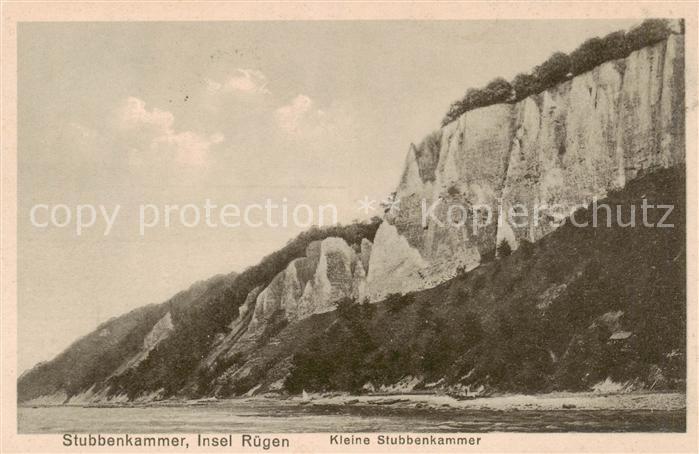 Insel Ruegen Kleine Stubbenkammer Kreidefelsen