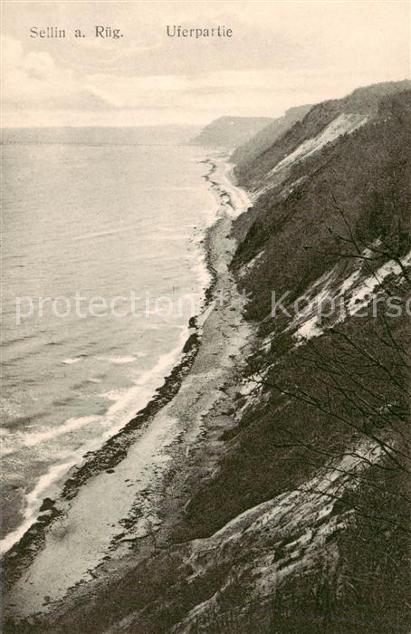 Sellin  Ruegen Uferpartie Steilkueste