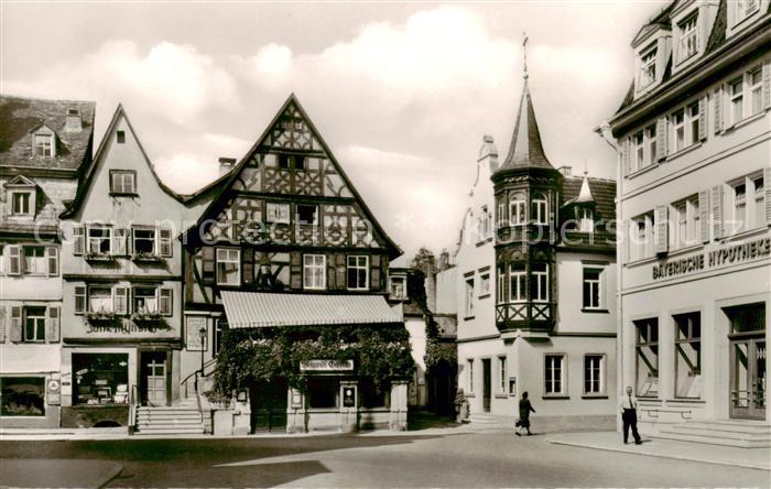 Bad Kissingen Marktplatz Altstadt Fachwerkhaeuser