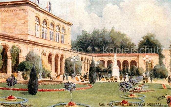 Bad Kissingen Konversationssaal Tucks Postkarte Oilette Serie Kissingen No. 680