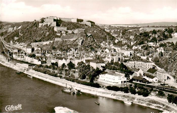 Ehrenbreitstein Panorama Blick zur Festung