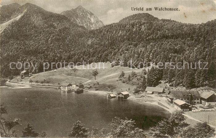 Urfeld Walchensee Panorama Alpen