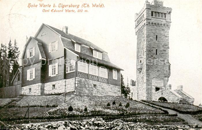 Elgersburg Hohe Warte Carl Eduard Warte Berggasthof