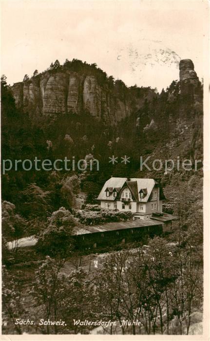 Saechsische Schweiz Waltersdorfer Muehle