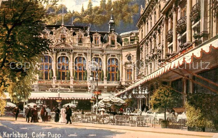 Karlsbad Eger Karlovy Vary Cafe Pupp