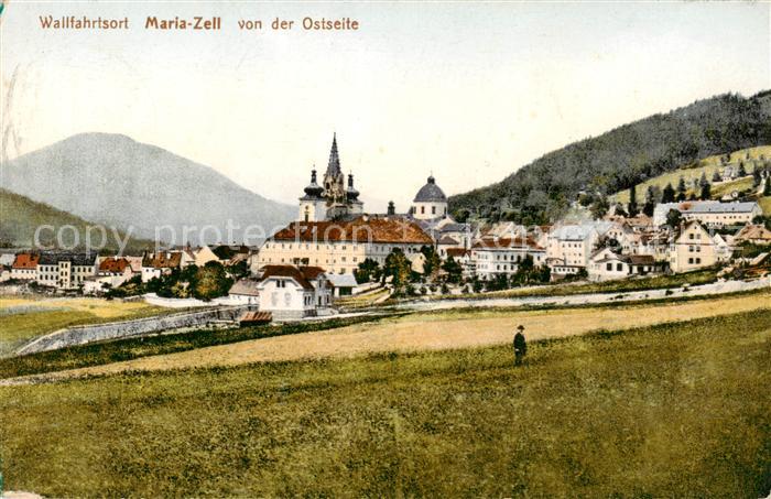 Maria-Zell Mariazell Steiermark AT Wallfahrtskirche Panorama