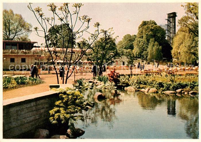 HAMBURG  CITY Internat Gartenbau Ausstellung 1953 Park