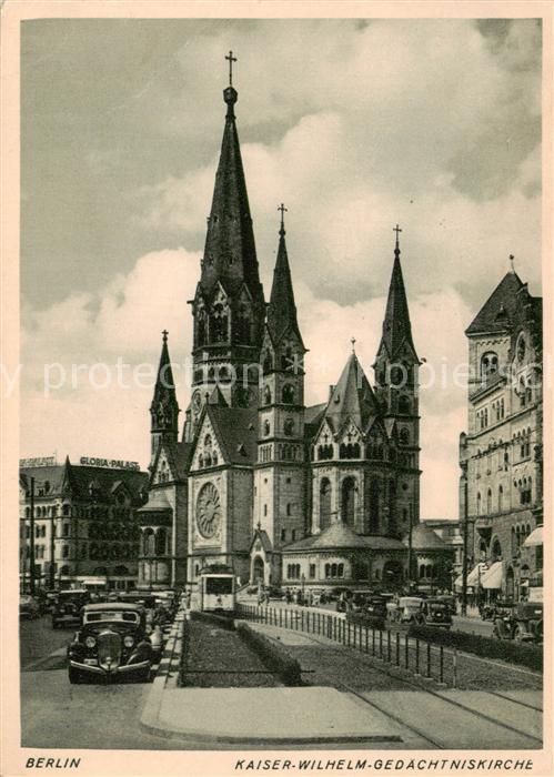 BERLIN  CITY Kaiser Wilhelm Gedaechtniskirche