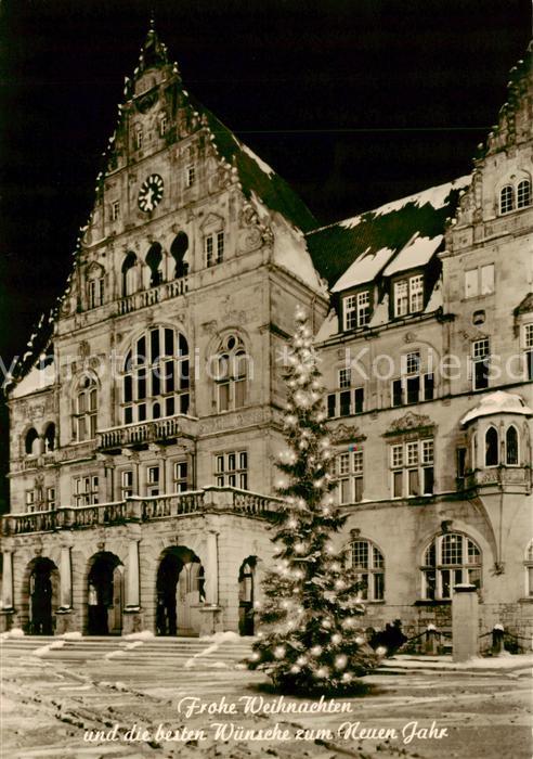 BIELEFELD  CITY Rathaus Weihnachtsbaum