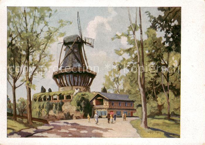 Potsdam Historische Muehle Gemaelde