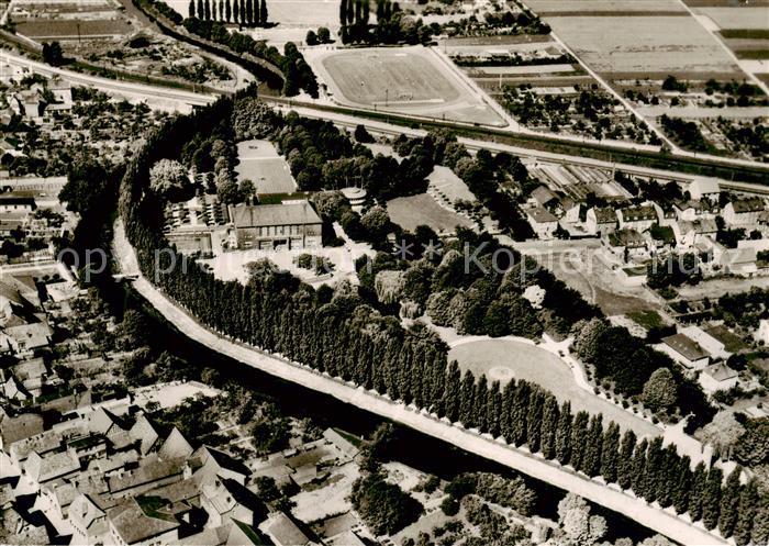 Bad Vilbel Niddapromenade mit Kurpark