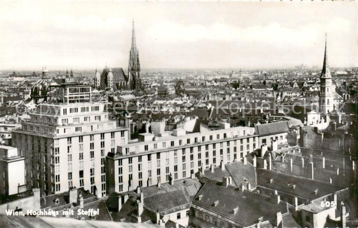 Wien AT Hochhaus mit Steffel