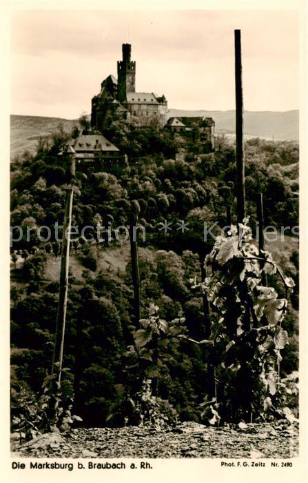 Braubach Rhein Die Marksburg