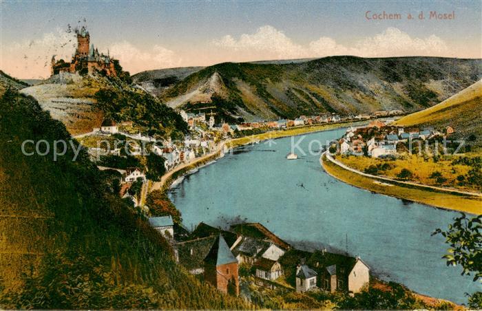 Cochem Kochem Mosel Burg Cochem Moselpartie