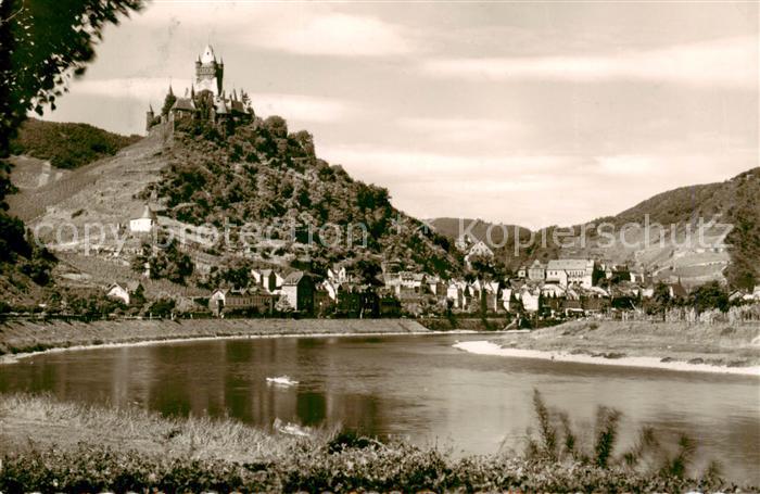 Cochem Kochem Mosel Panorama mit Burg