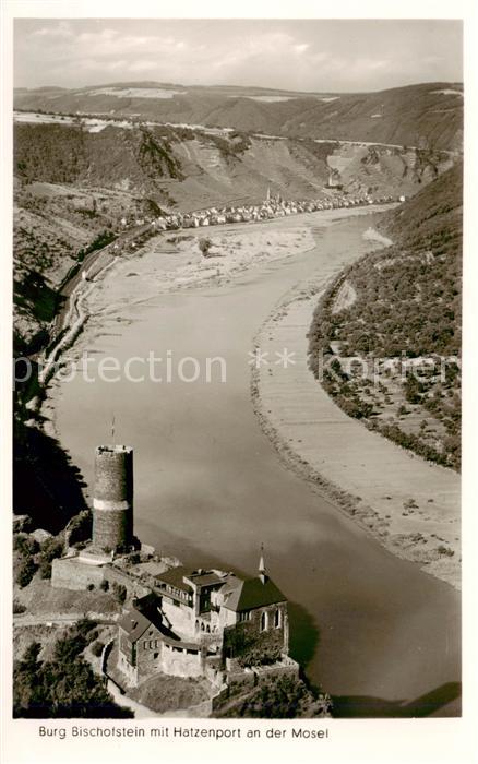 Hatzenport Burg Bischofstein Moselpartie