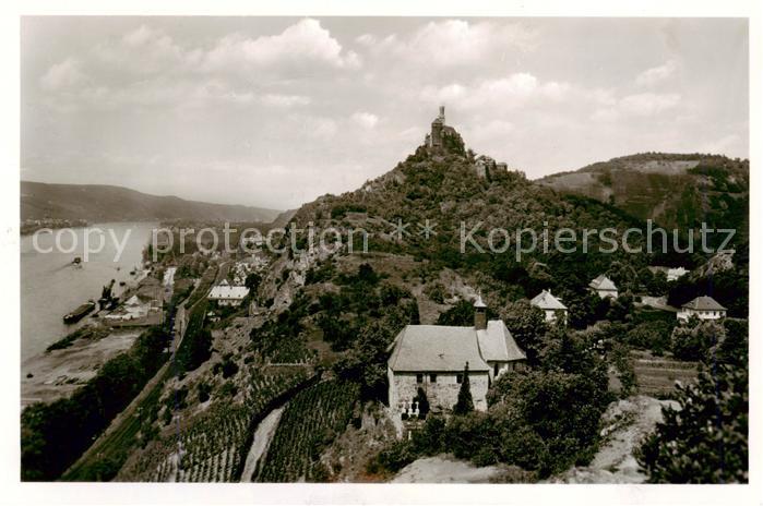 Braubach Rhein Panorama mit der Marksburg