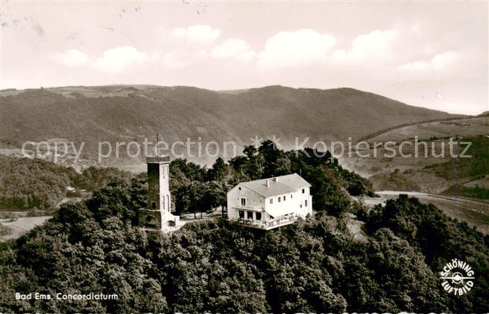 Bad Ems Lahn Concordiaturm Fliegeraufnahme