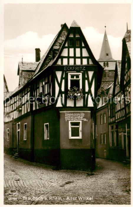 Braubach Rhein Alter Winkel