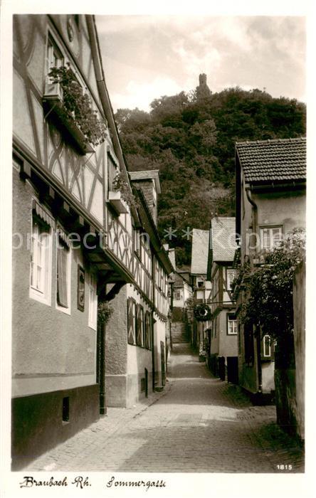Braubach Rhein Sommergasse
