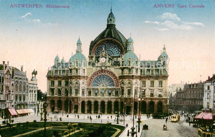 Antwerpen Anvers Middenstatie Feldpost