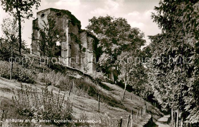 Alf Bullay Mosel Klosterruine Marienburg