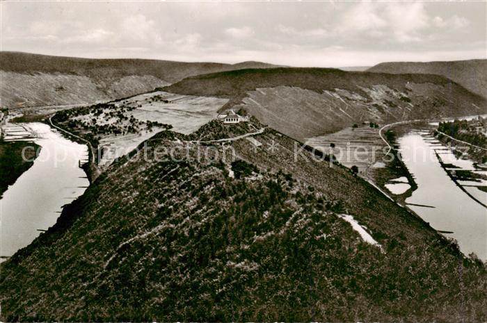 Alf Bullay Mosel Berghotel Marienburg Fliegeraufnahme