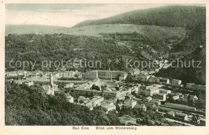 Bad Ems Lahn Blick vom Wintersberg