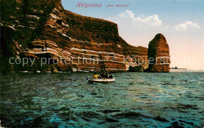 HELGOLAND Insel Schleswig-Holstein Der Moench