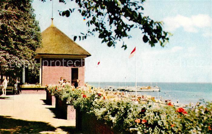 Wyk  Foehr Kurpromenade mit Musikpavillon