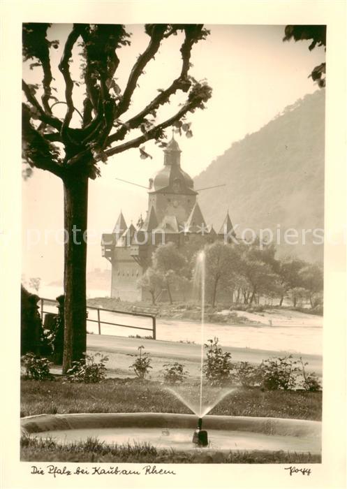 Kaub Caub Rhein Die Pfalz