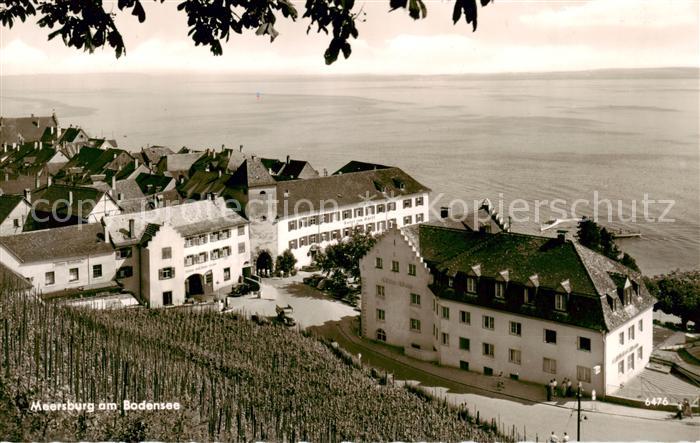 Meersburg Bodensee Panorama Blick auf den See