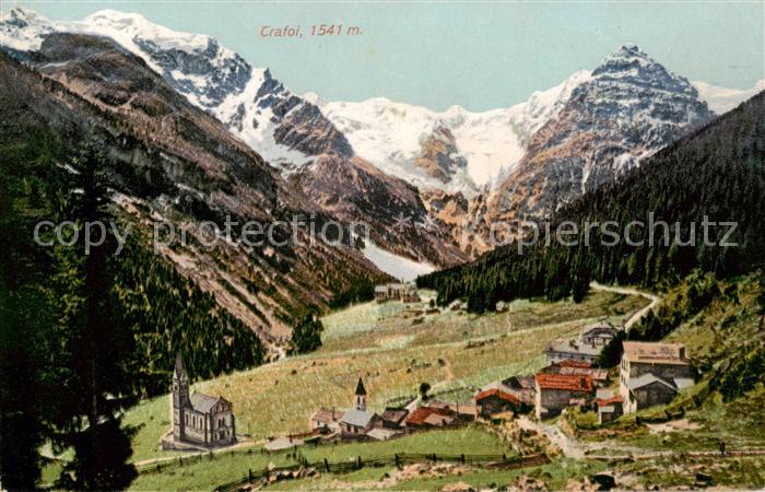 Trafoi Stilfs Suedtirol IT Panorama Bergdorf Alpen