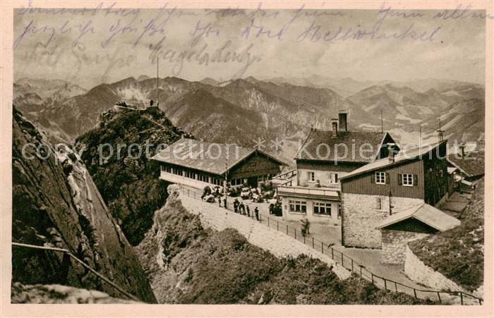 Bayrischzell Wendelsteinhaus Berghaus Alpen Fernsicht