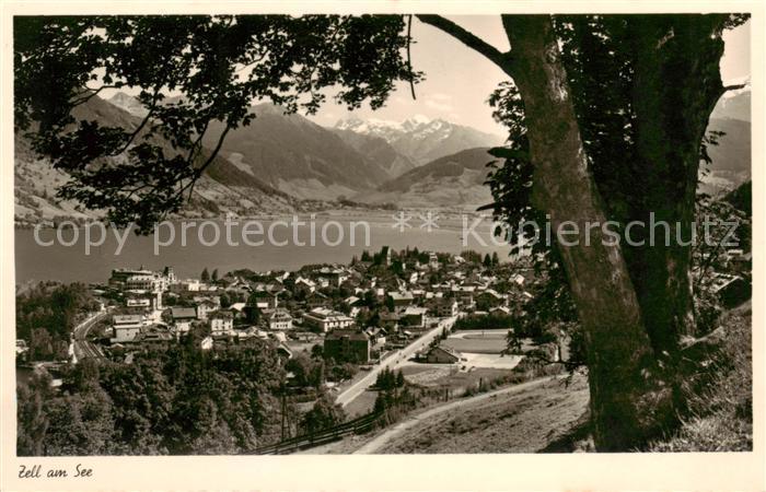 Zell See AT Panorama Blick gegen Hohe Tauern