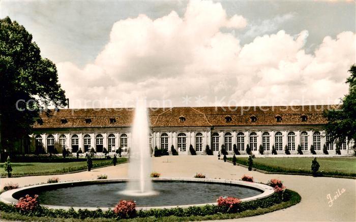 Ansbach Mittelfranken Hofgarten Orangerie Fontaene