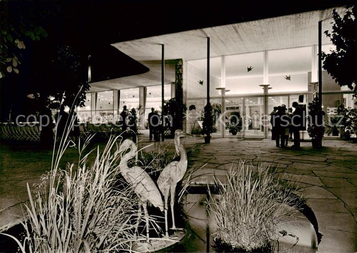 ueberlingen Bodensee Kursaal mit Reiherbrunnen