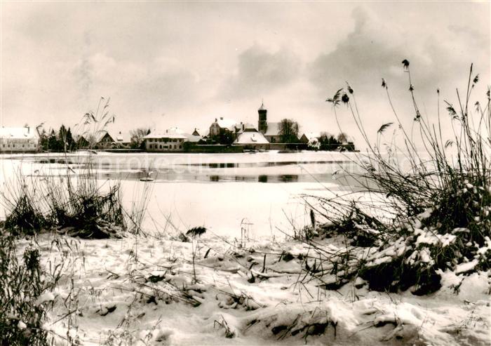Wasserburg Bodensee Winterpanorama