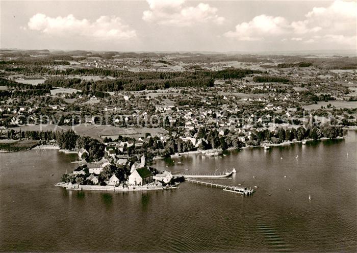 Wasserburg Bodensee Fliegeraufnahme